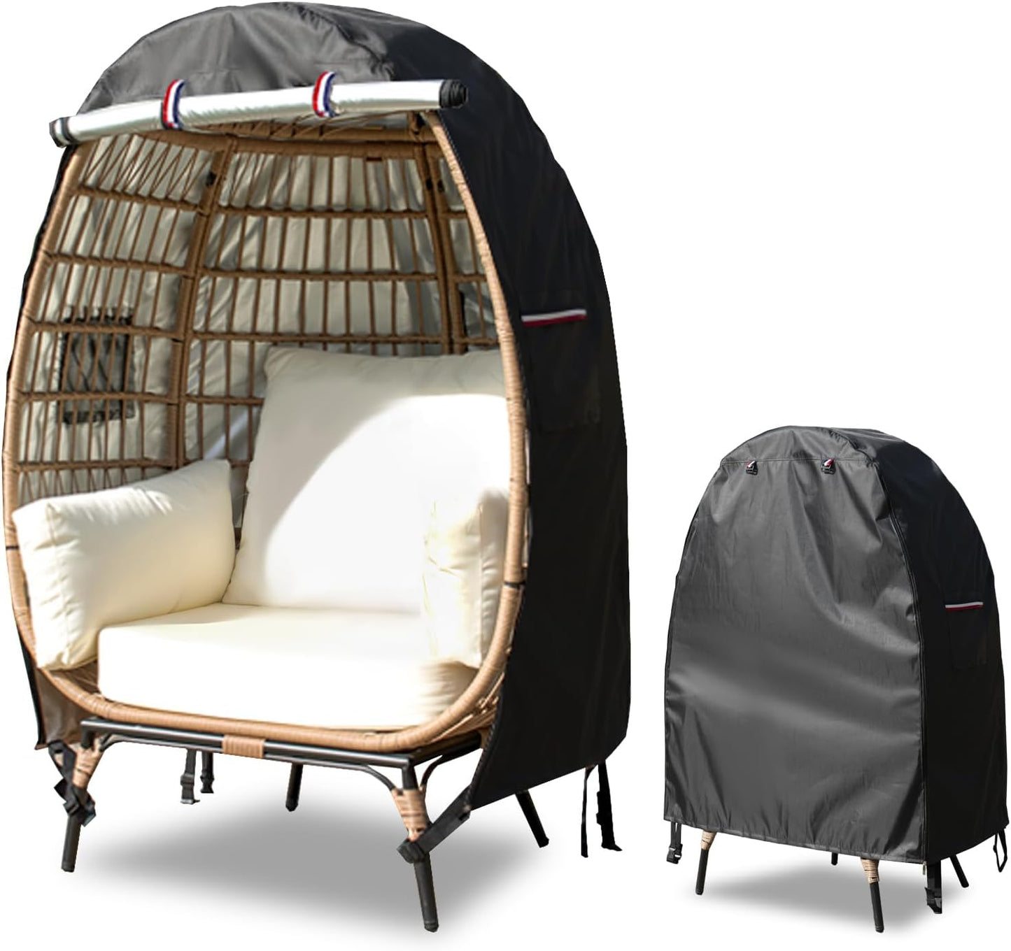 Durable Waterproof Outdoor Egg Chair Cover for Wicker Chairs