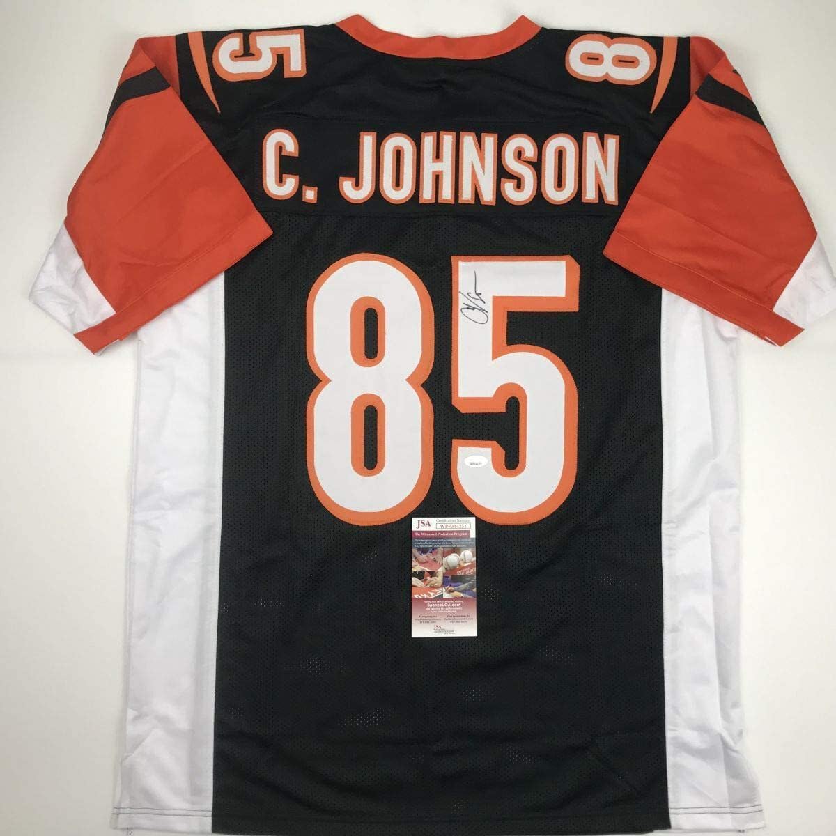 Autographed Chad Johnson Ochocinco Cincinnati Black Jersey