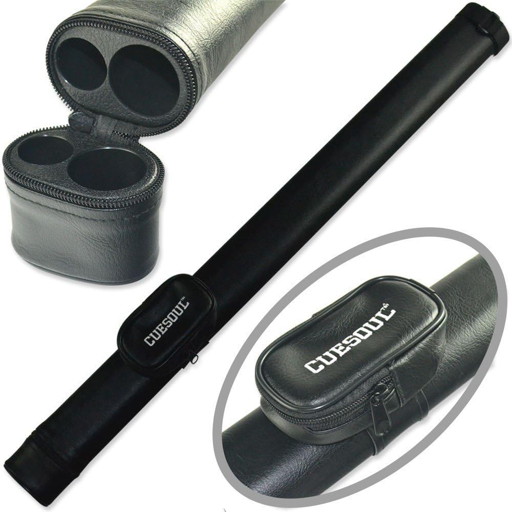 CUESOUL Soocoo Series Hard Pool Cue Case for 2 Cues and 4 Shafts
