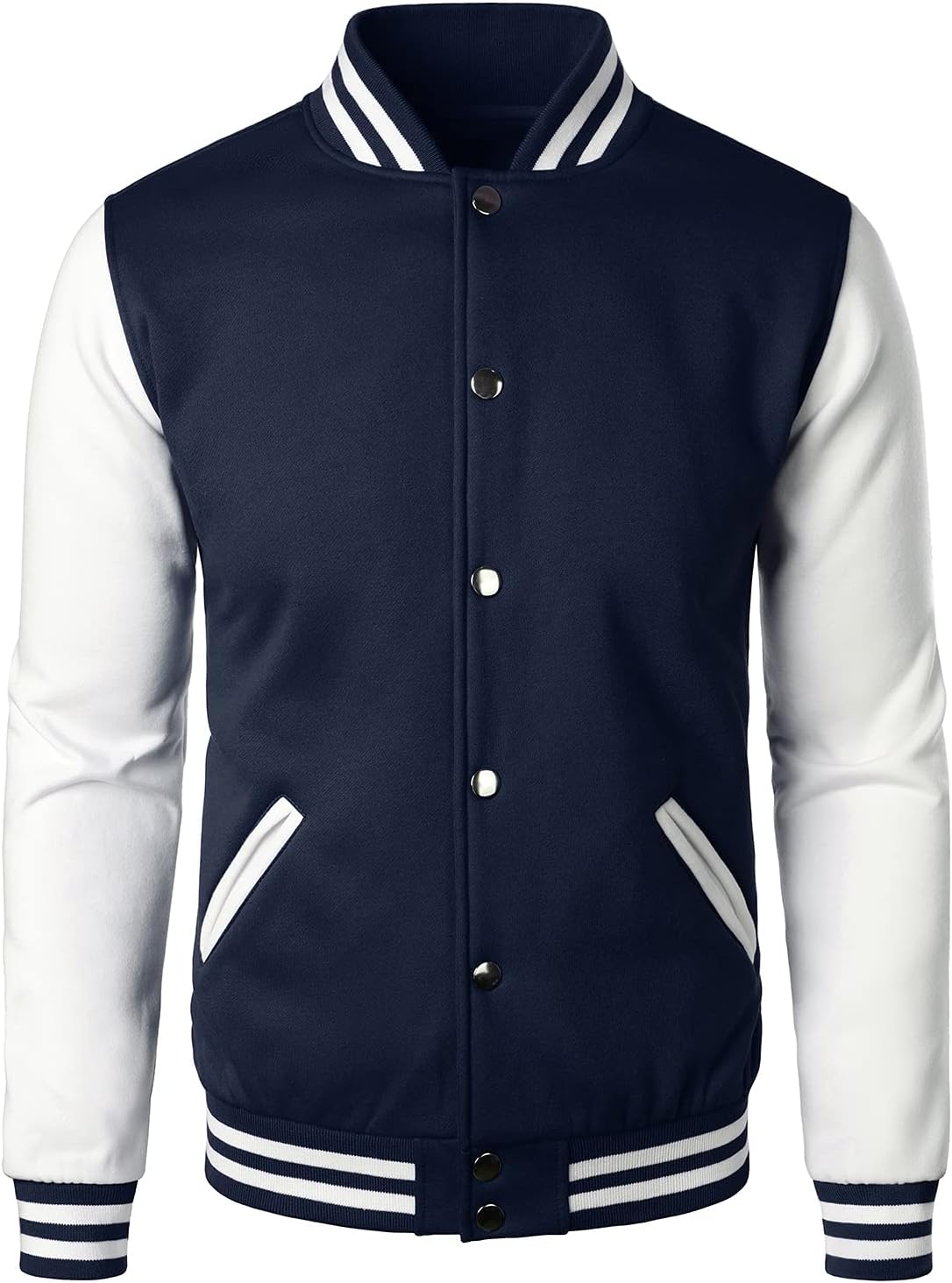 Varsity Baseball Jacket for Men - Stylish Letterman Design