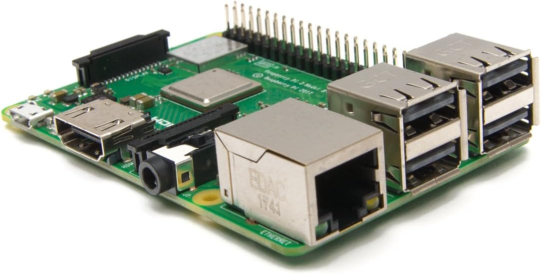 Raspberry Pi 3 Model B+ Board with Quad-Core Processor and More
