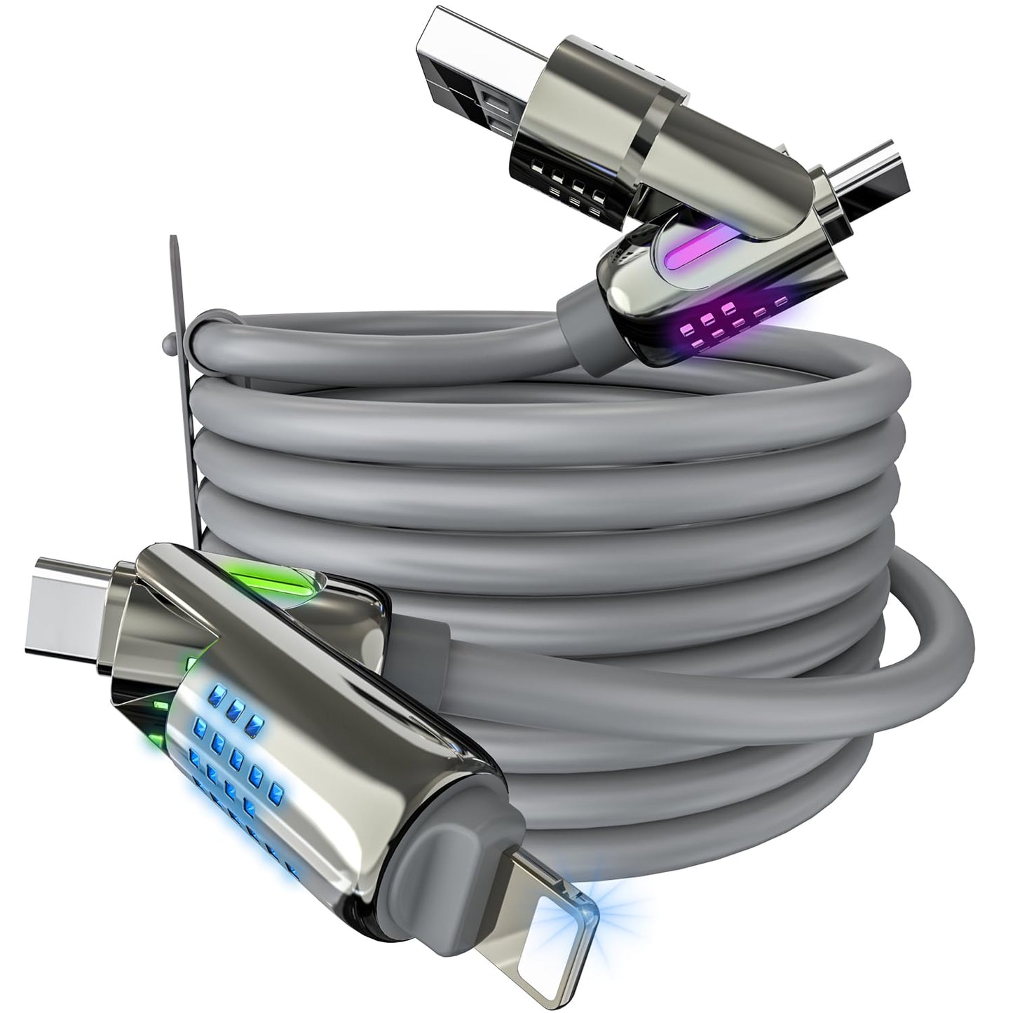 Chubby 4-in-1 Charging Cable - Fast Charge All Devices!