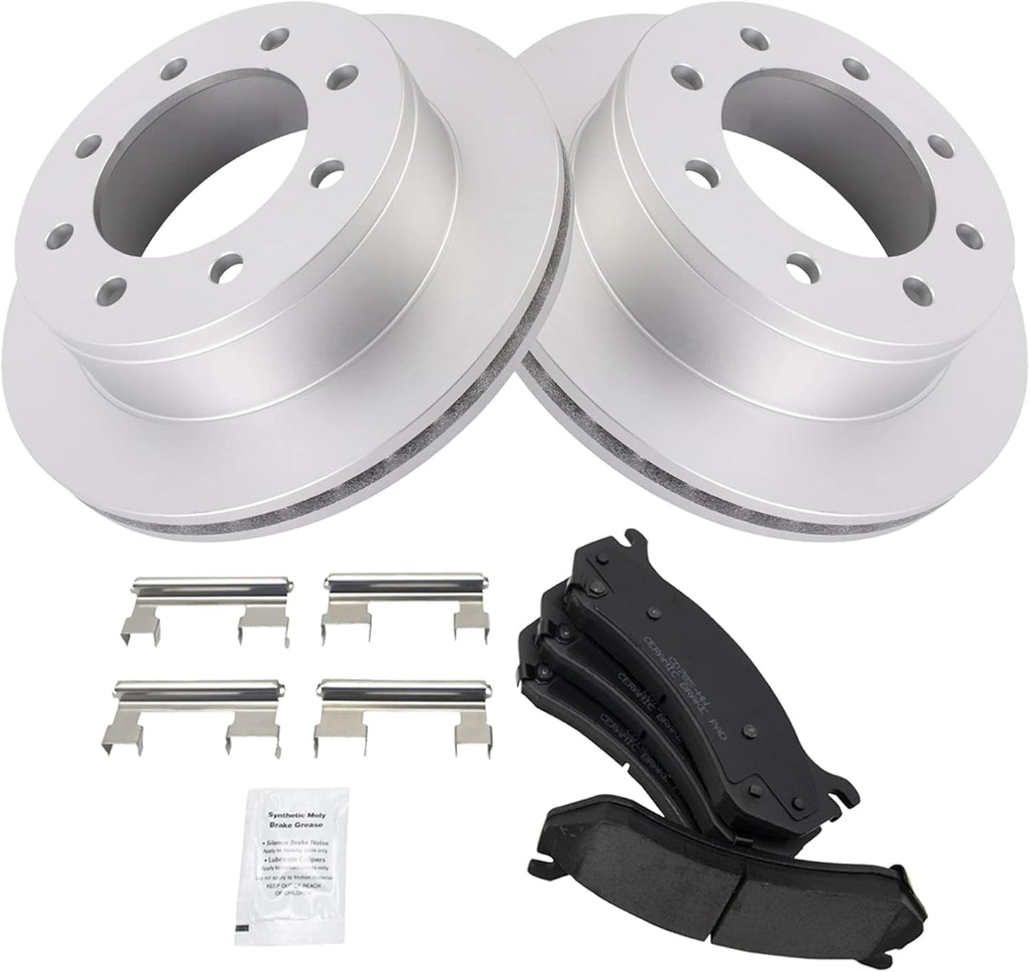 TRQ Rear Premium Ceramic Brake Pad & Coated Rotor Kit Review