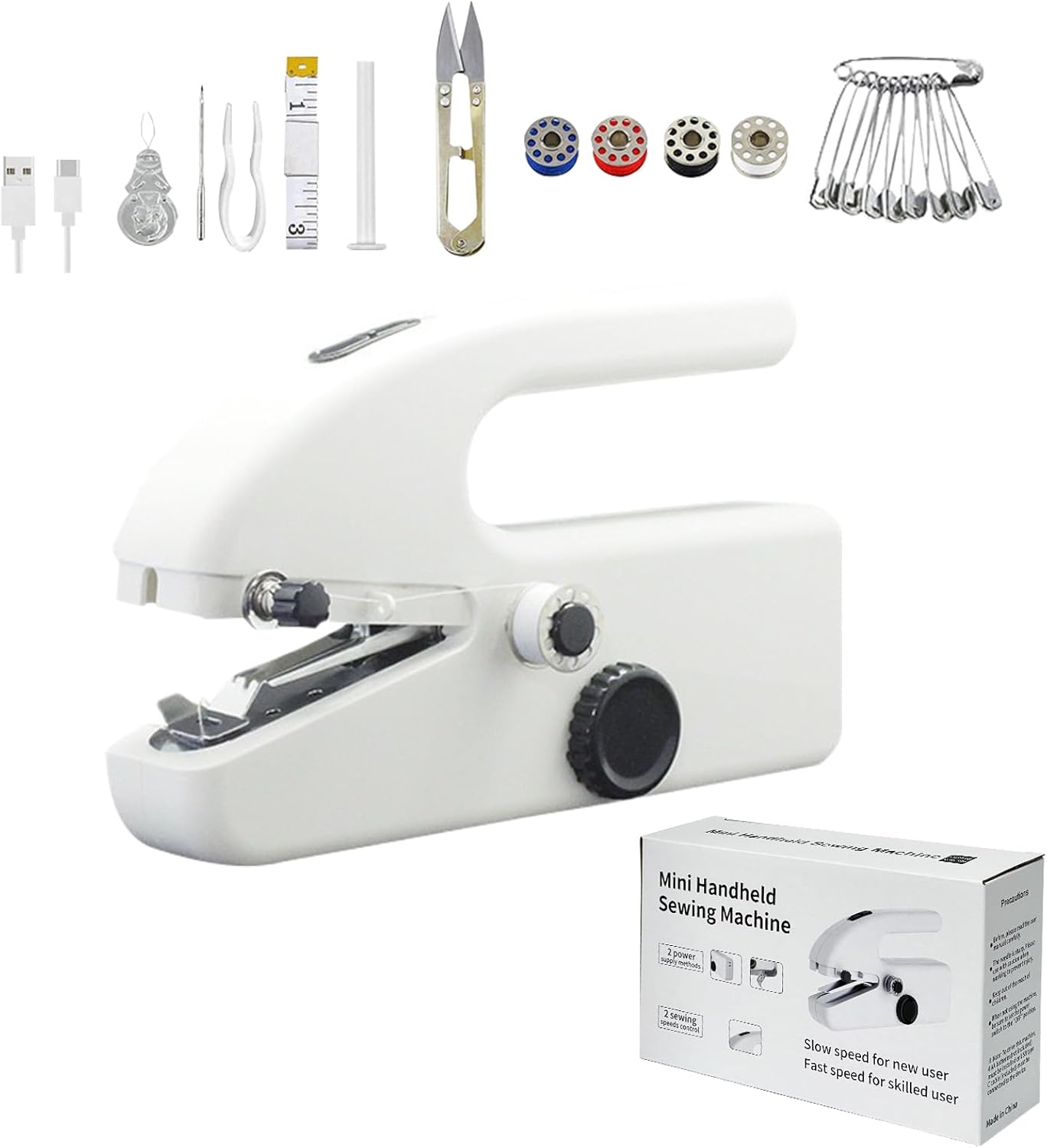 Handheld Sewing Machine for Quick Repairs and Easy Use