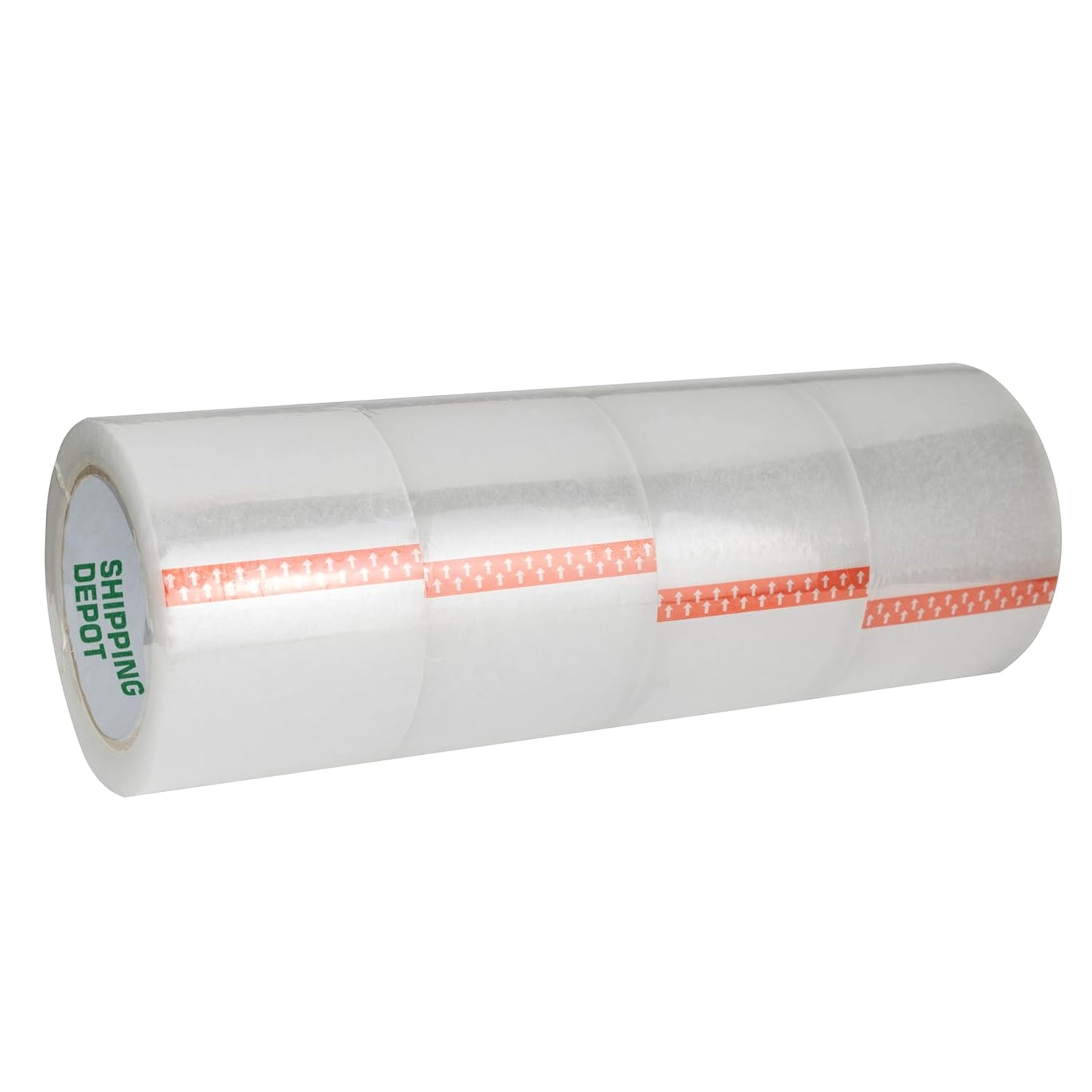 Industrial Grade 2 Mil Packing Tape - 4 Rolls - Shipping Essential