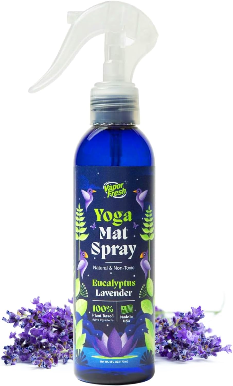 Plant-Based Yoga Mat Cleaner - Eucalyptus Lavender Bliss