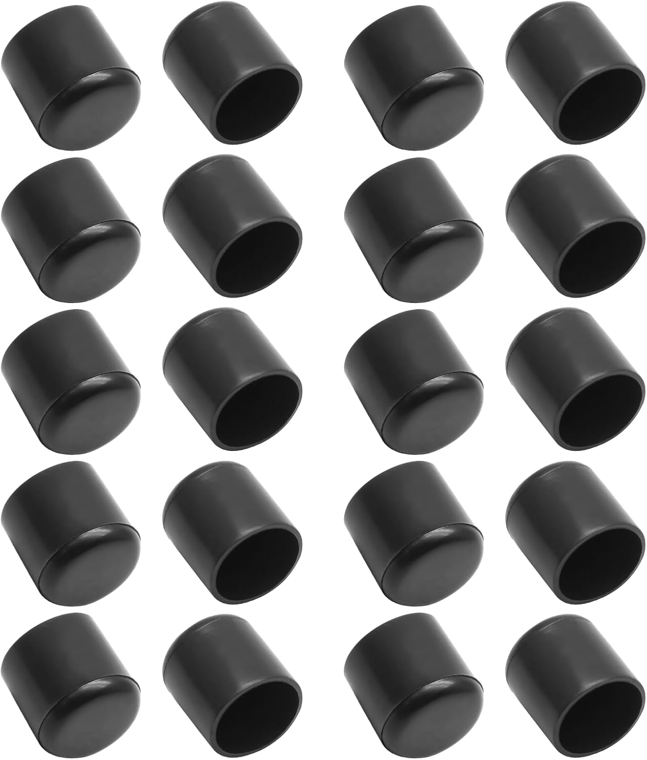 Protective 19mm Furniture Leg Caps - Set of 20, Bonsicoky