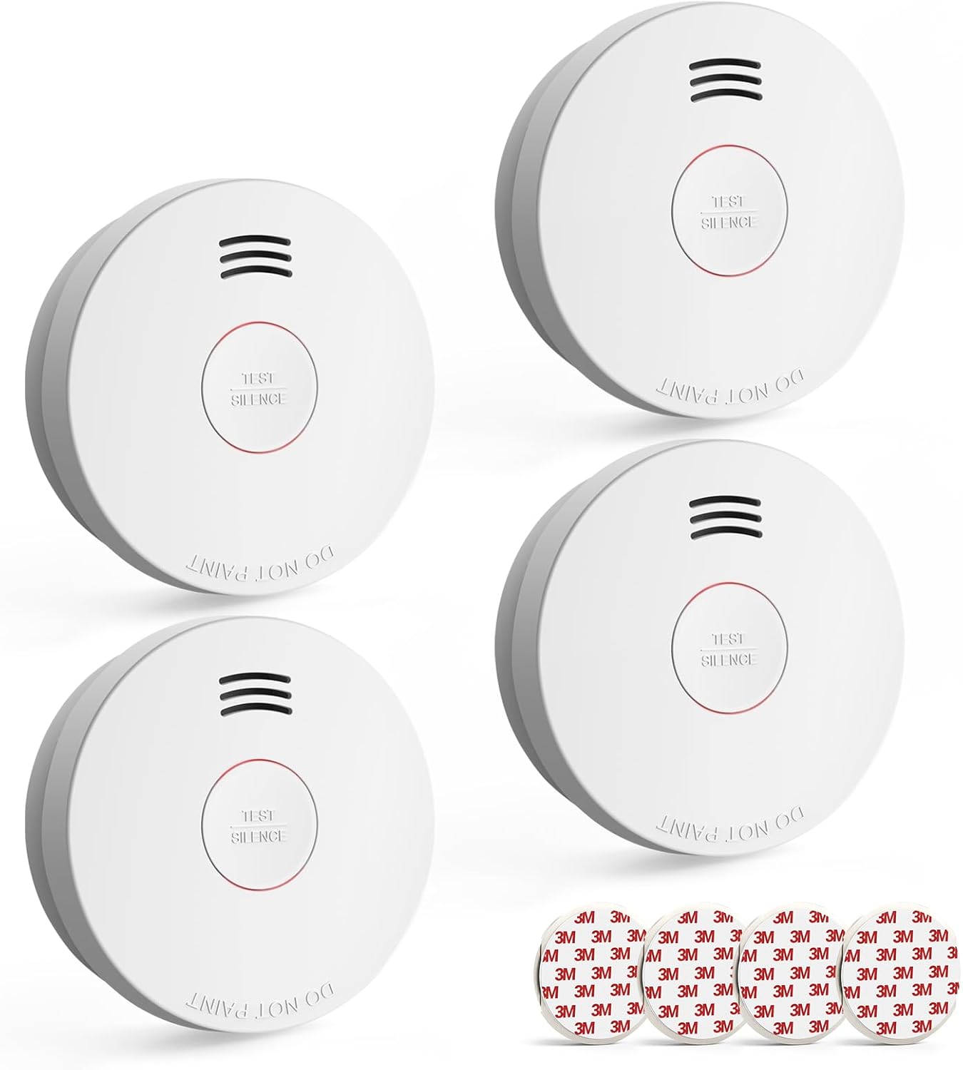 Jemay Smoke Detector with 10-Year Battery for Home Safety