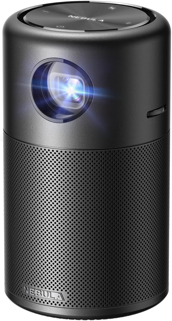 Anker NEBULA Capsule: Portable Mini Projector with 360 Speaker