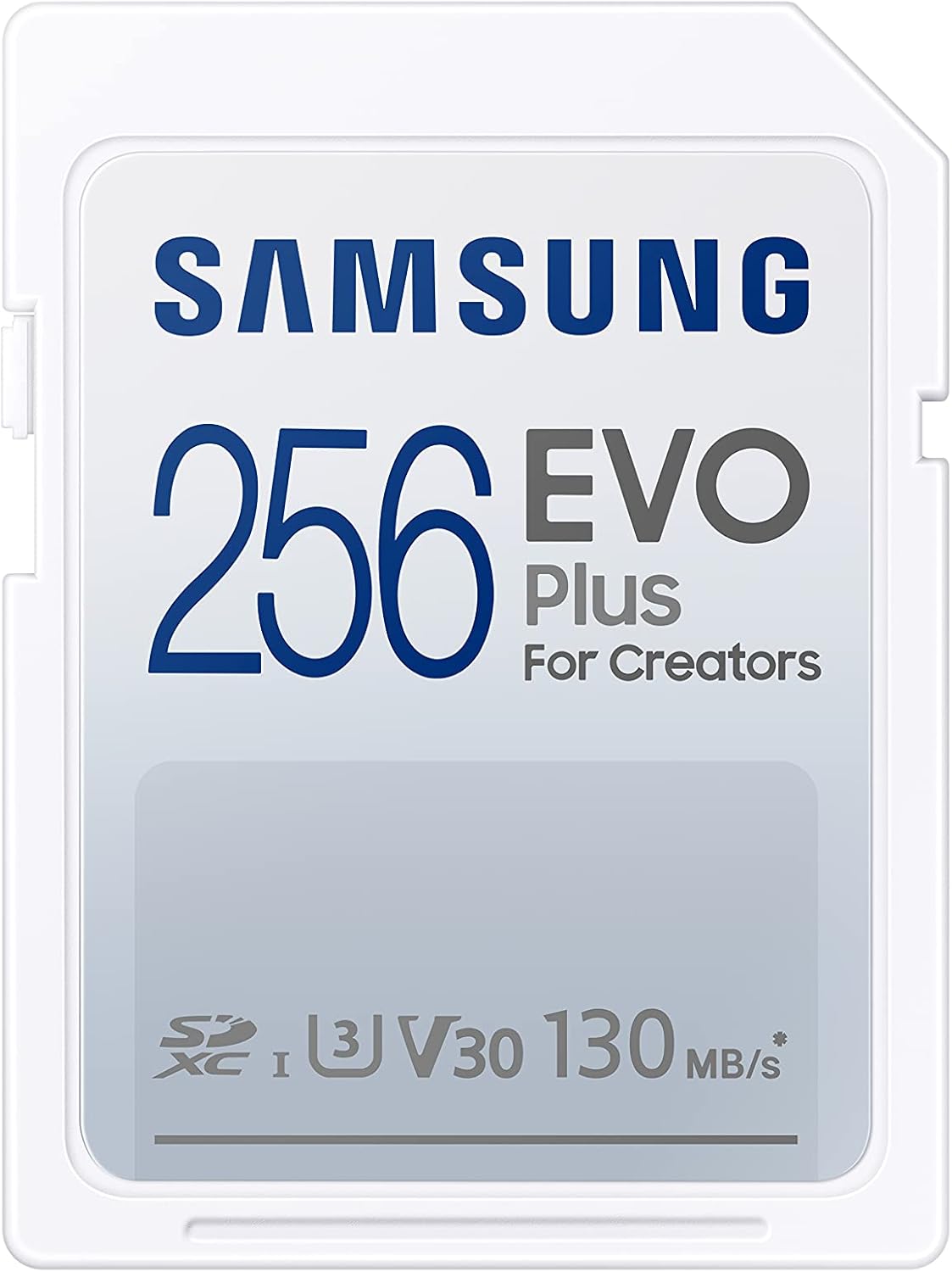 SAMSUNG EVO Plus 256GB SDXC Card 4K UHD Ready