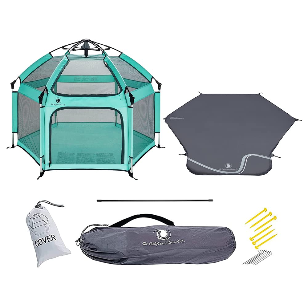 Portable All-in-One Baby Playpen: Sweet Mint