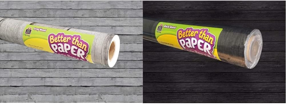 Black Wood Bulletin Board Roll - Durable & Versatile for Classrooms