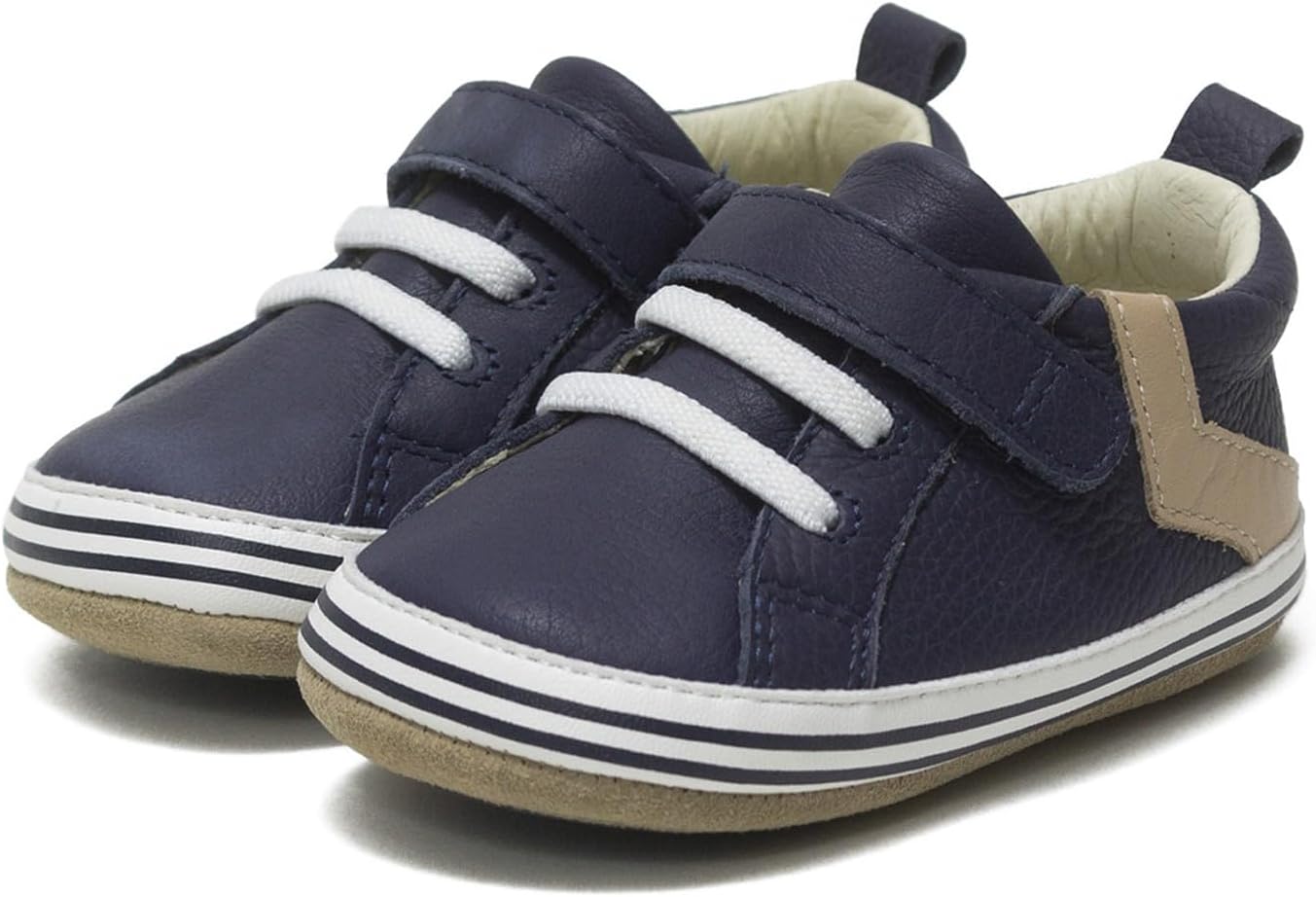 Robeez Baby Boys First Kicks Slip Resistant Shoes for Toddlers