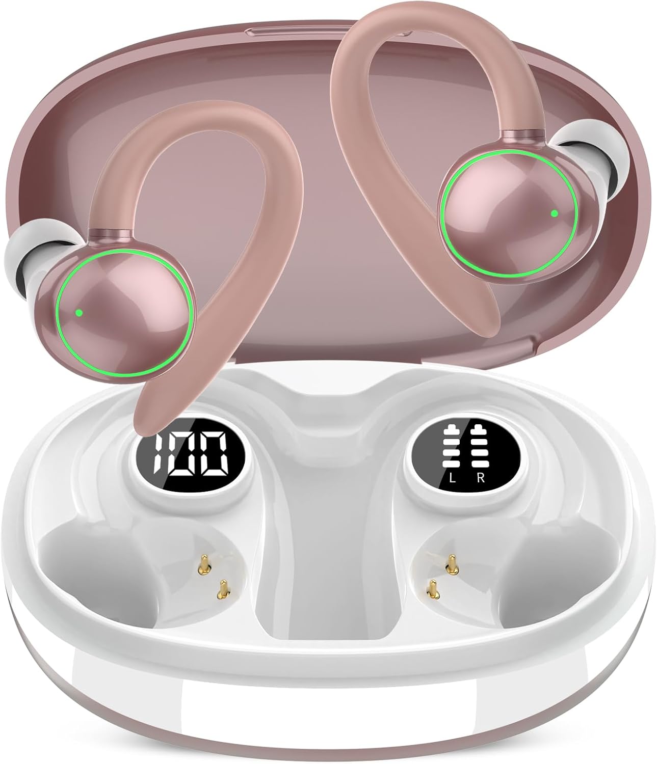 Wireless Earbuds with Deep Bass and Noise Cancelling Mic