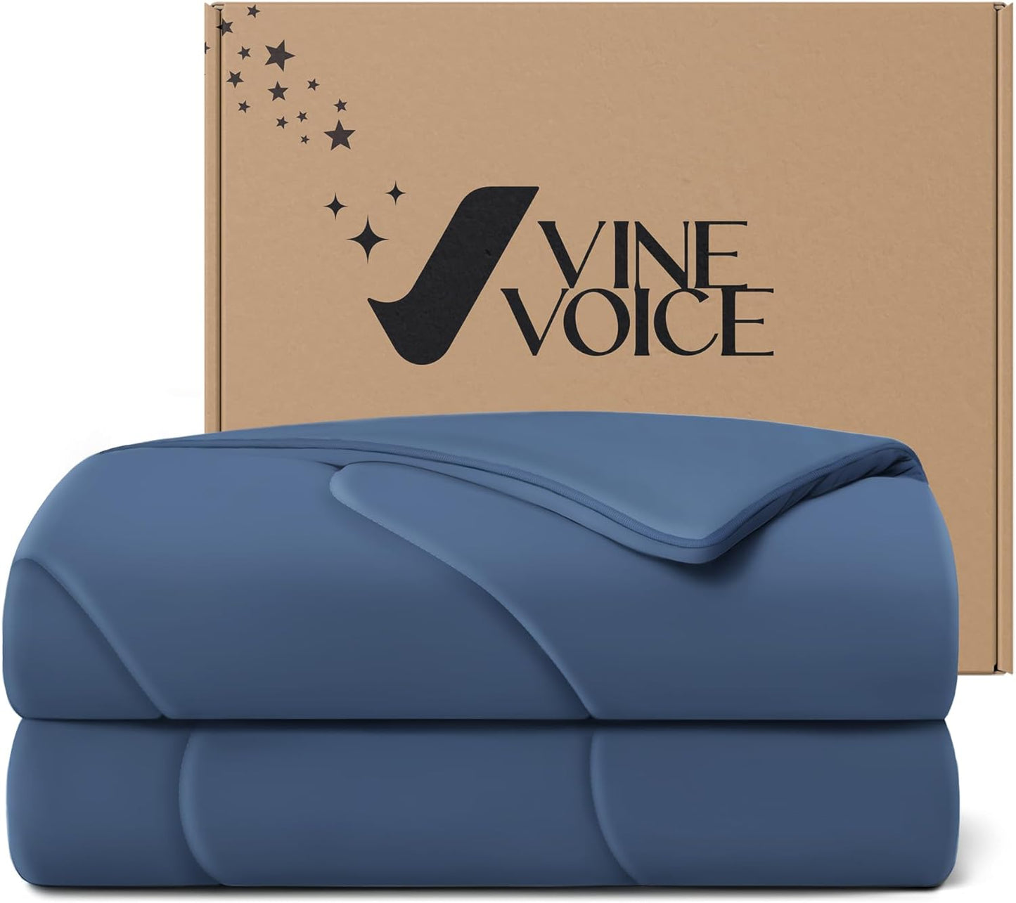 Cooling Blanket Comforter for Hot Sleepers - Soft & Lightweight
