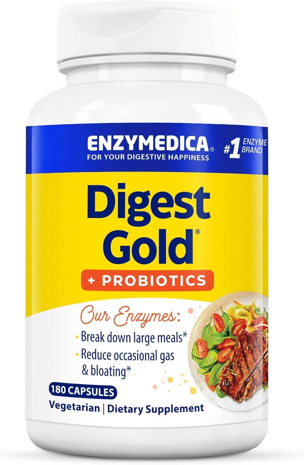Digest Gold + Probiotics for Gut Health and Digestive Support