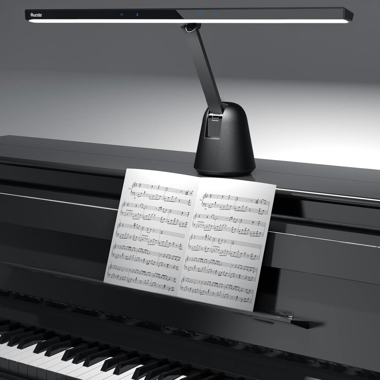 Quntis 55ft' Ultra Wide Illumination Piano Light for Musicians