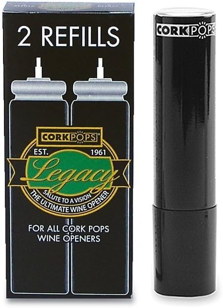 Cork Pops Wine Bottle Opener Refill Cartridges for Easy Use