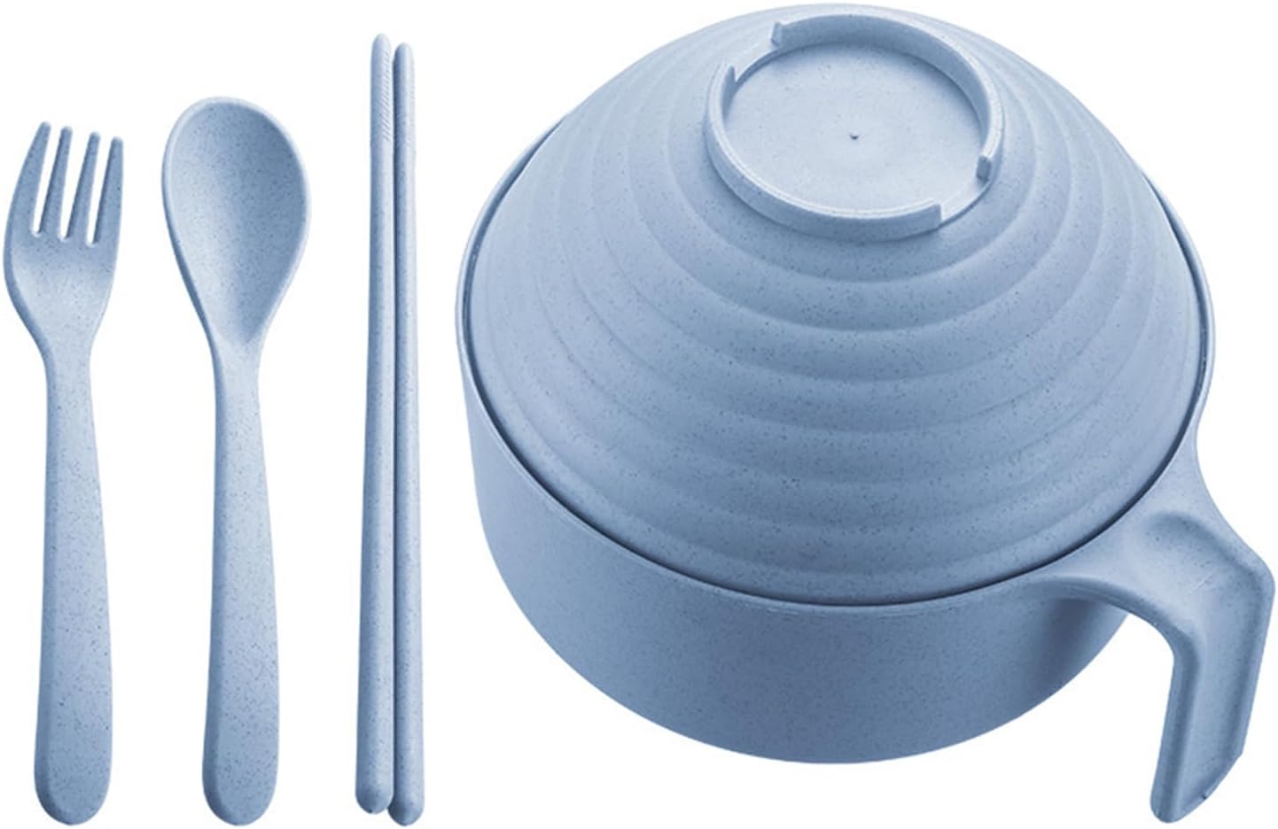 Portable Microwave Ramen Bowl Set - Complete with Utensils
