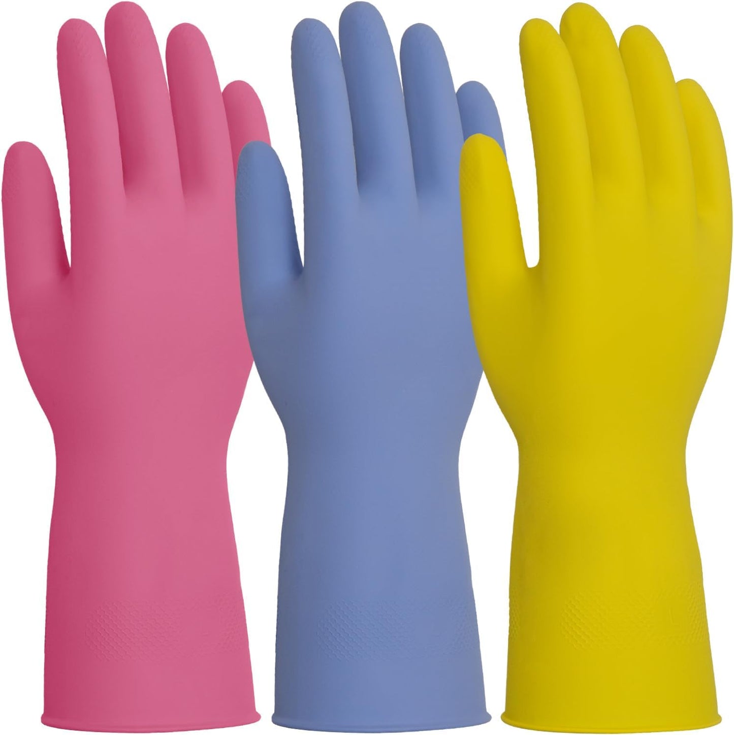 Non-Slip Reusable Cleaning Gloves Set by SLICK KIT