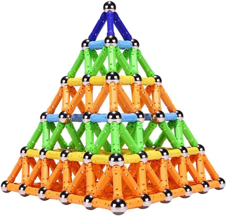 308Pcs Magnetic Building Sticks Blocks for Creative Learning