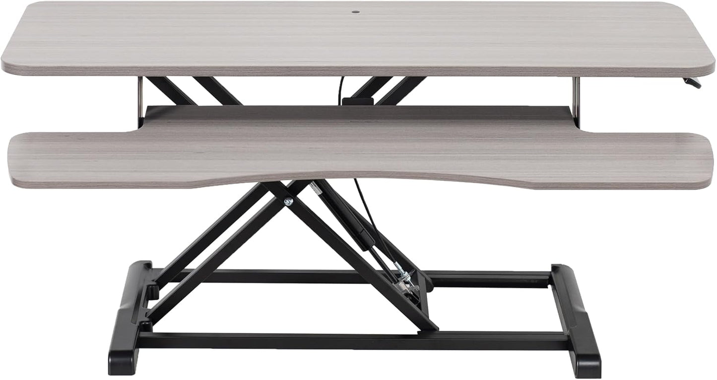 VIVO 36 inch Desk Converter for Height Adjustable Workstation