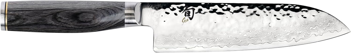 Shun Premier Grey Santoku Knife, 7in - Versatile Kitchen Tool