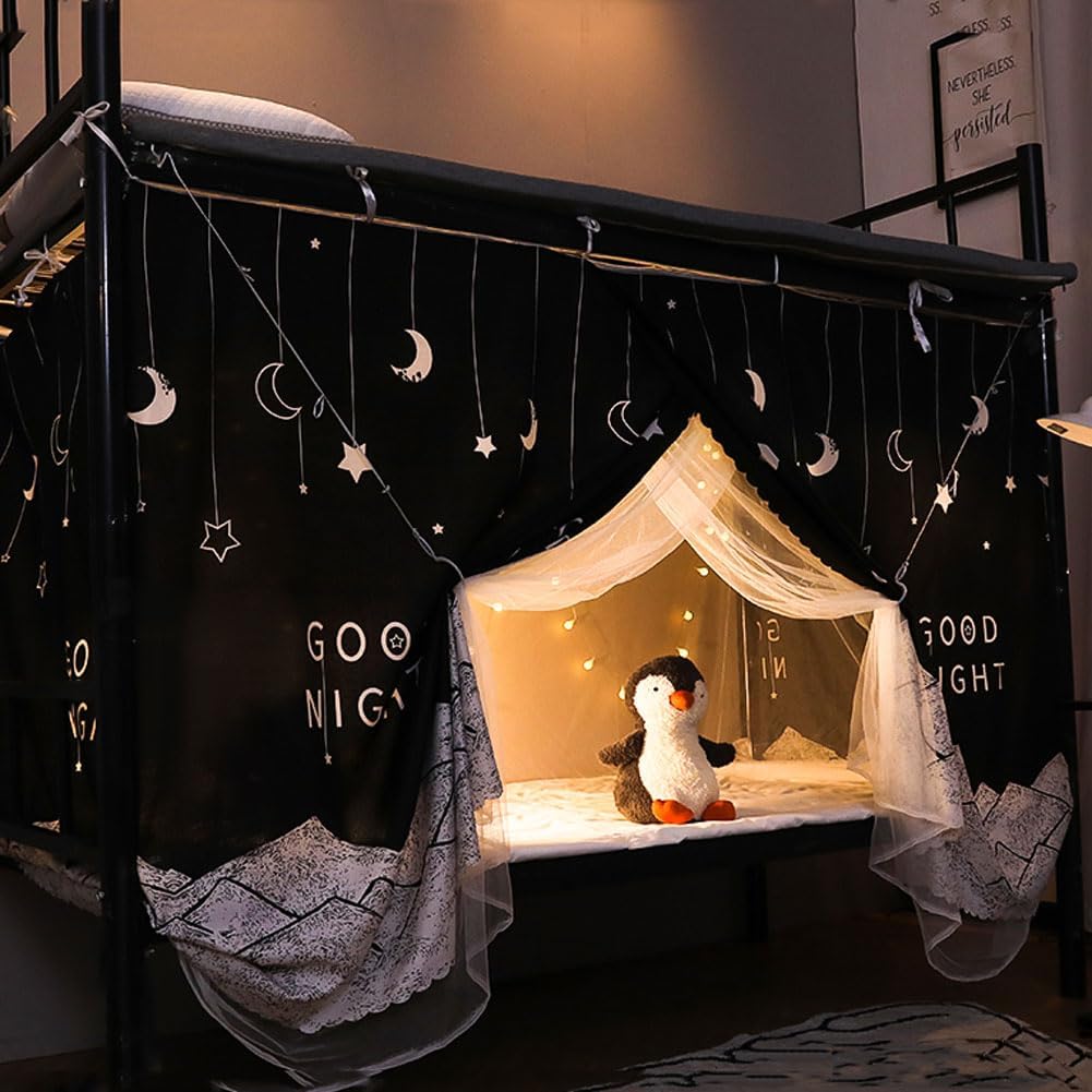 XGOPTS Dorm Bunk Bed Privacy Curtains