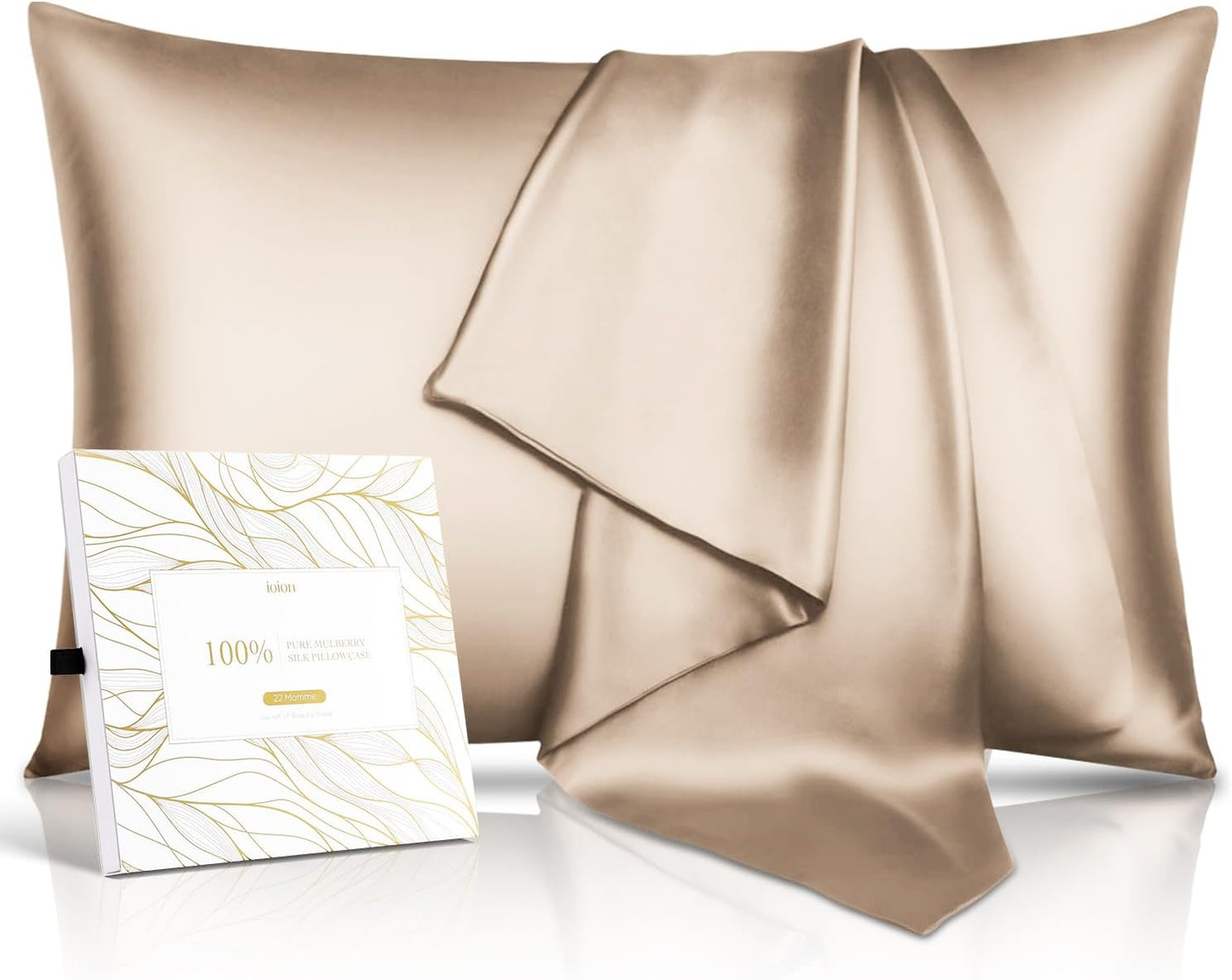 100% Pure Mulberry Silk Pillowcase for Hair & Skin Care