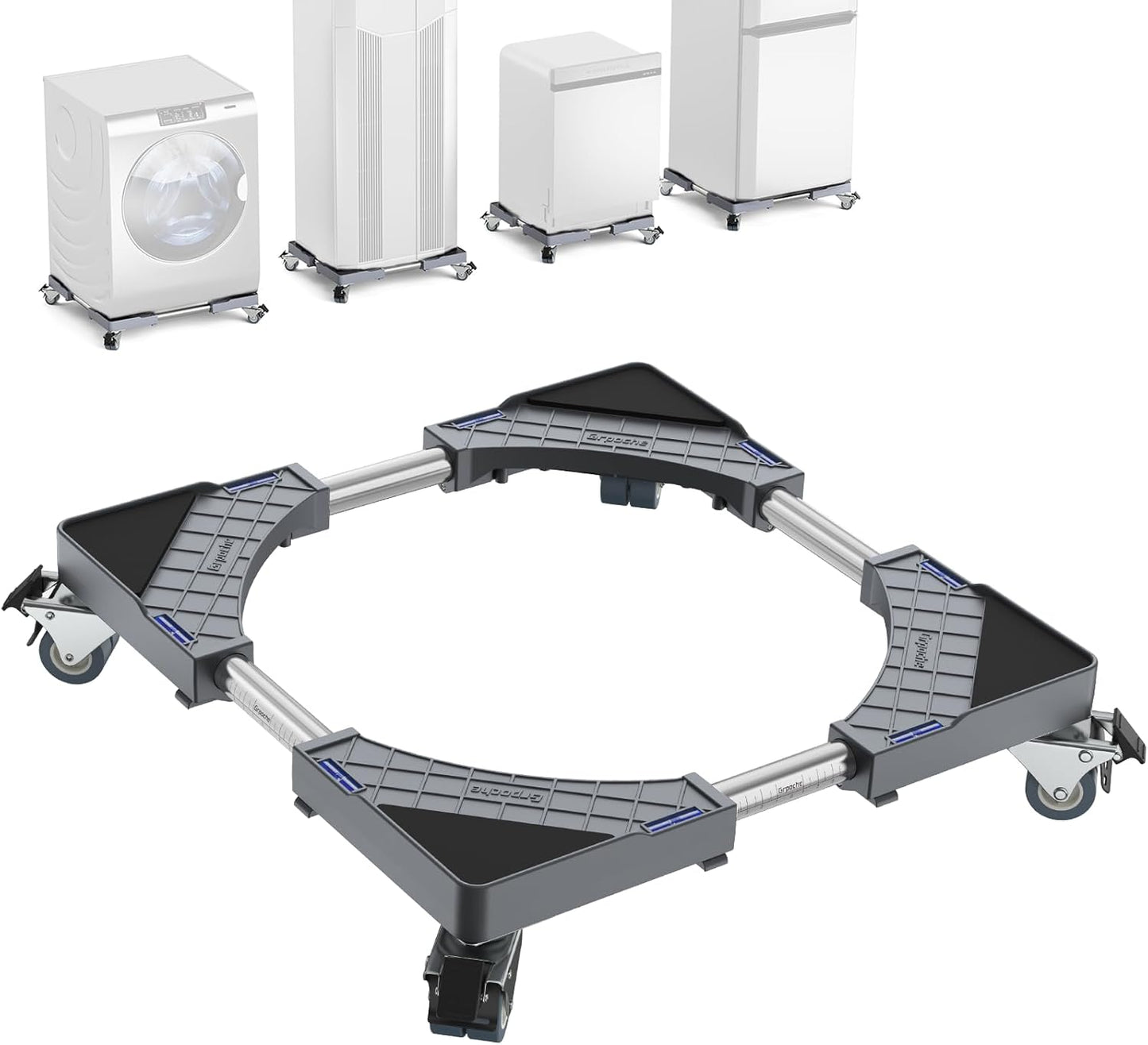 Adjustable Universal Stand Base for Mini Fridges - Mobility Plus!