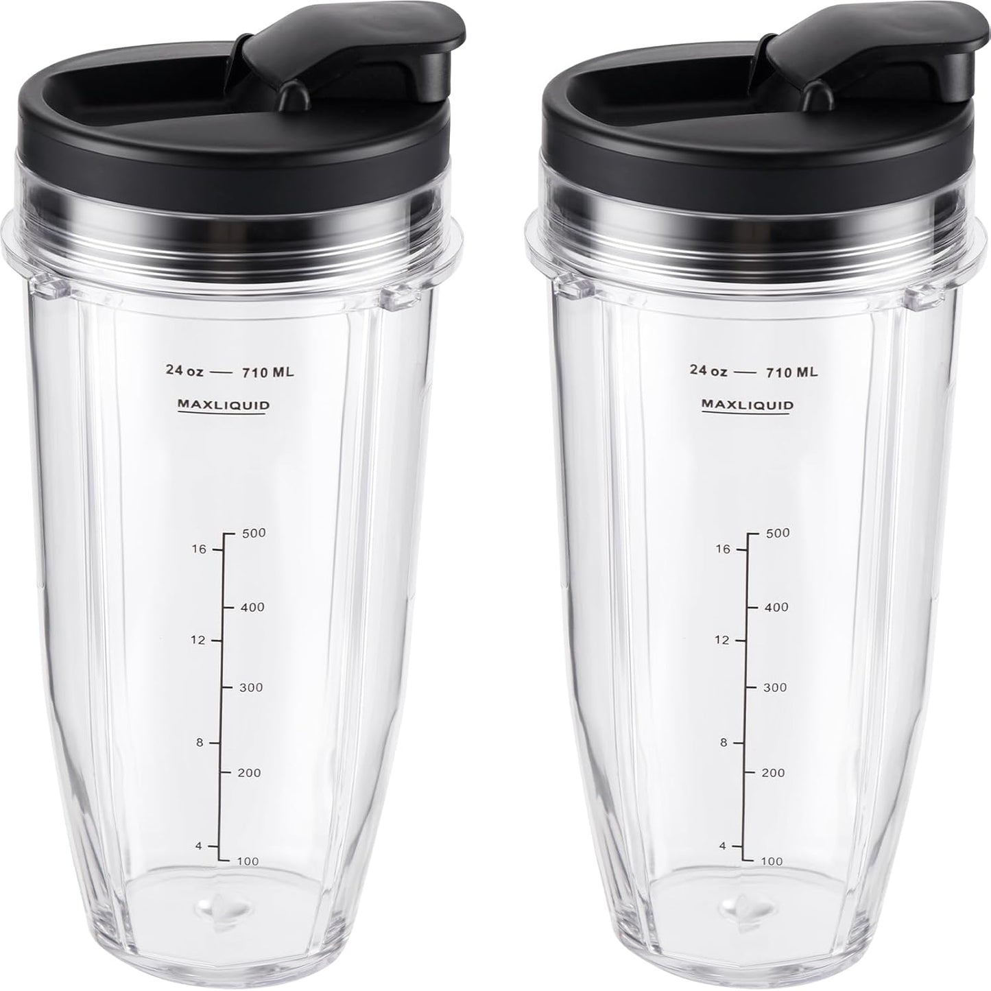 Upgraded 24oz Ninja Blender Cups - Perfect Fit!