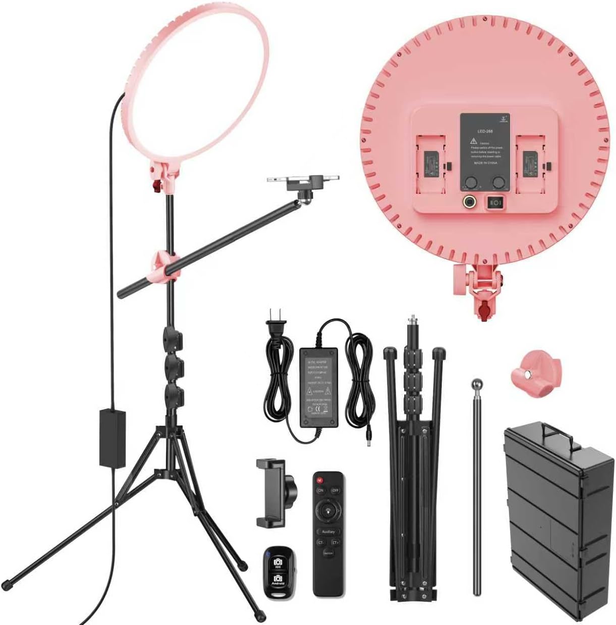 18 Inch Ring Light Kit with Tripod and Remote Controller