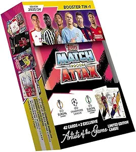 Soccer Trading Cards Match Attax 2023/24 Booster Tin Review