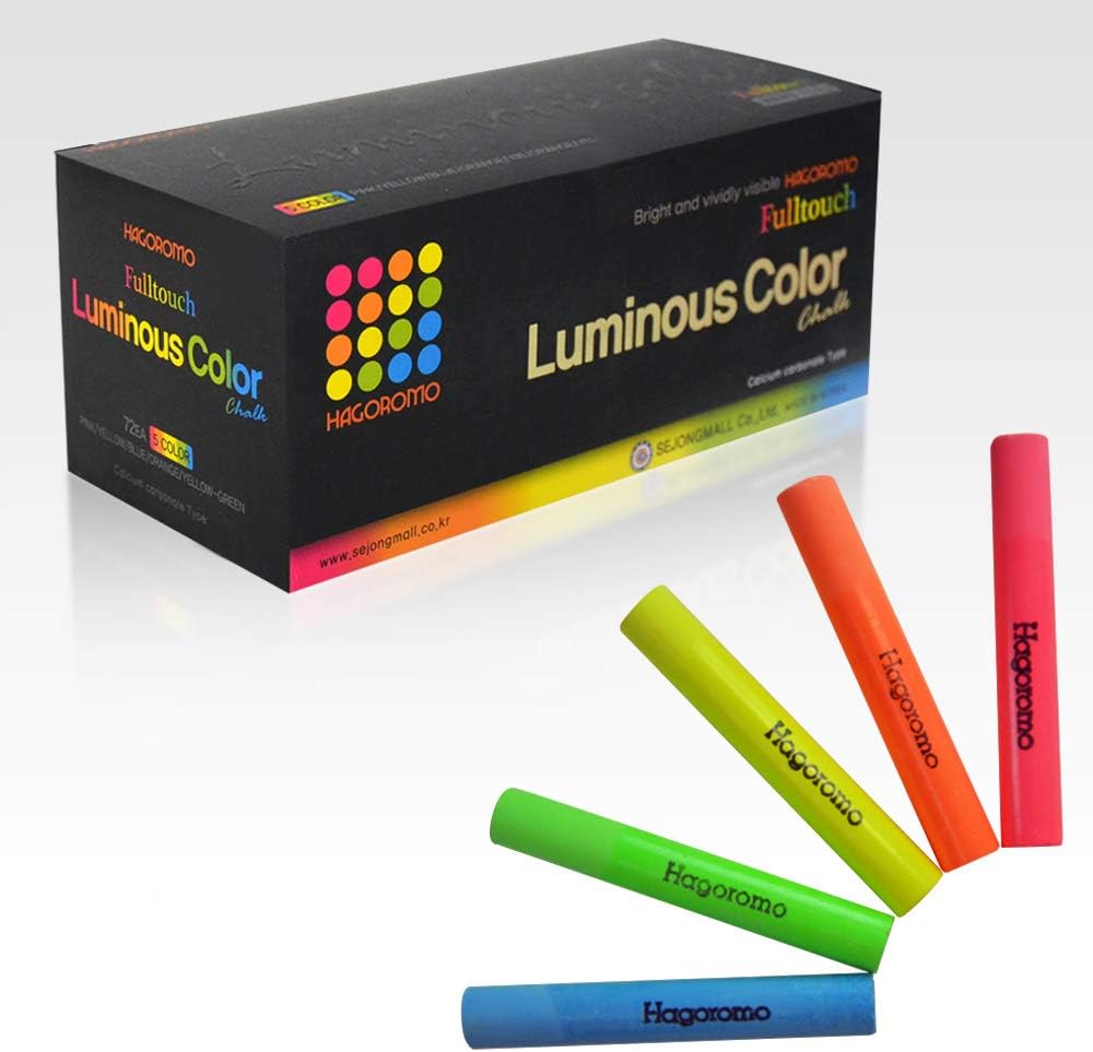 Hagoromo Fulltouch Luminous Chalk Box - Non-Toxic & Dustless