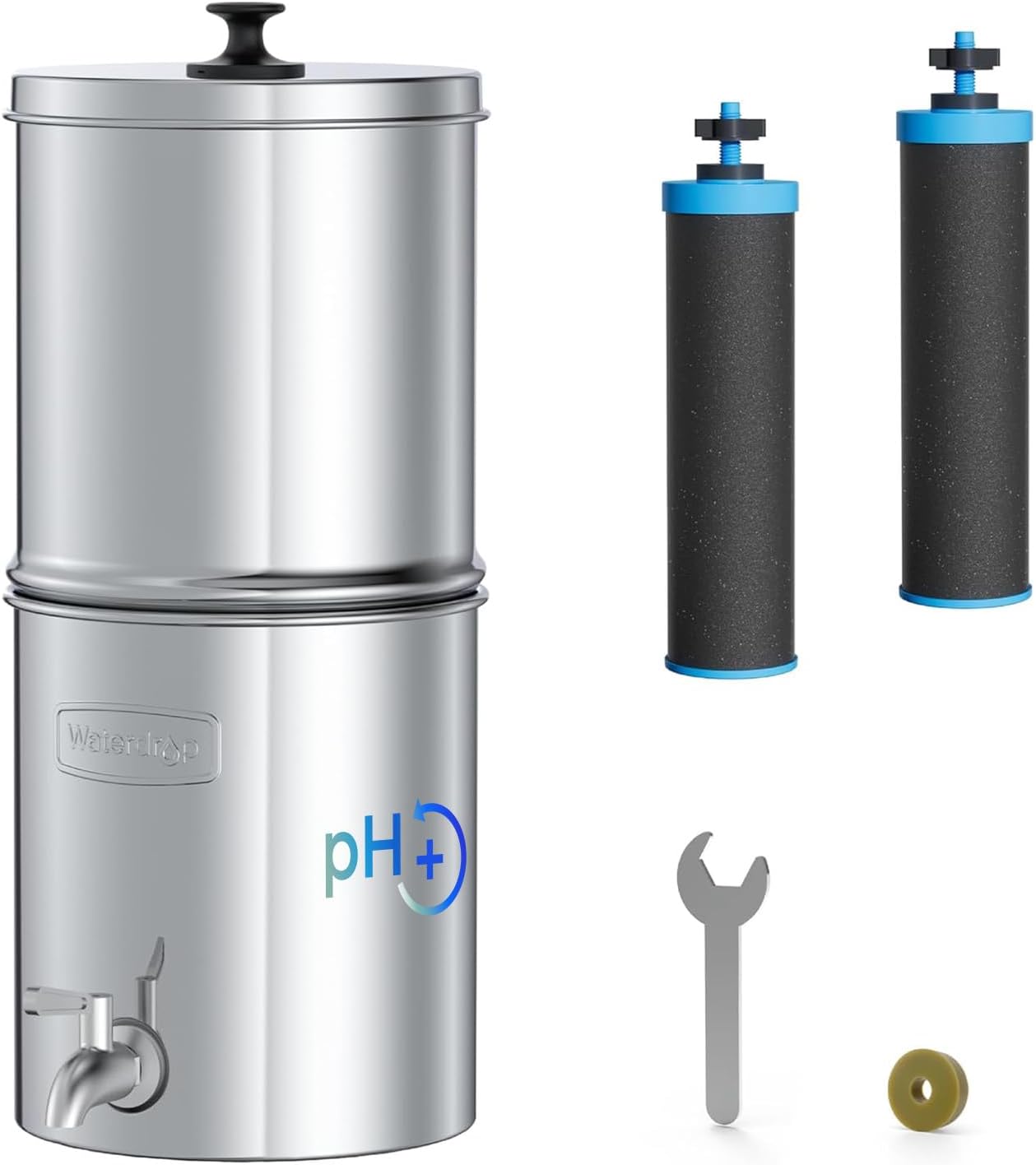 Alkaline Waterdrop Gravity-fed Filter System for Healthier Water