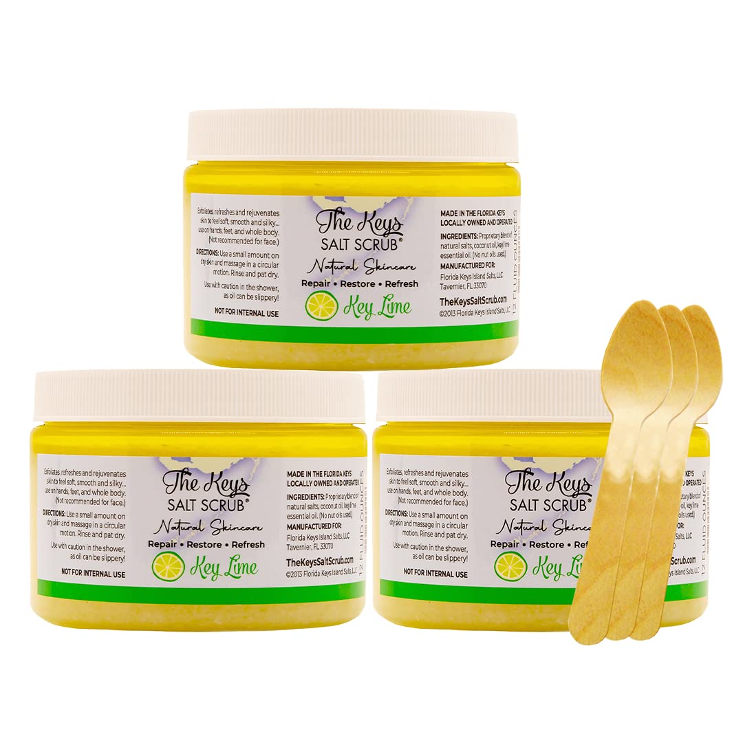 The Keys Salt Scrub - Exfoliating Body Scrub with Key Lime