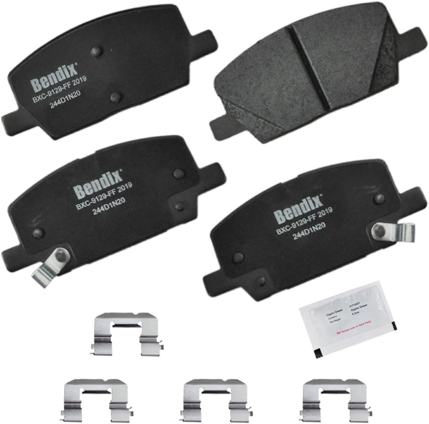 Bendix Priority1 CFC2019 Ceramic Front Brake Pads for Buick Encore