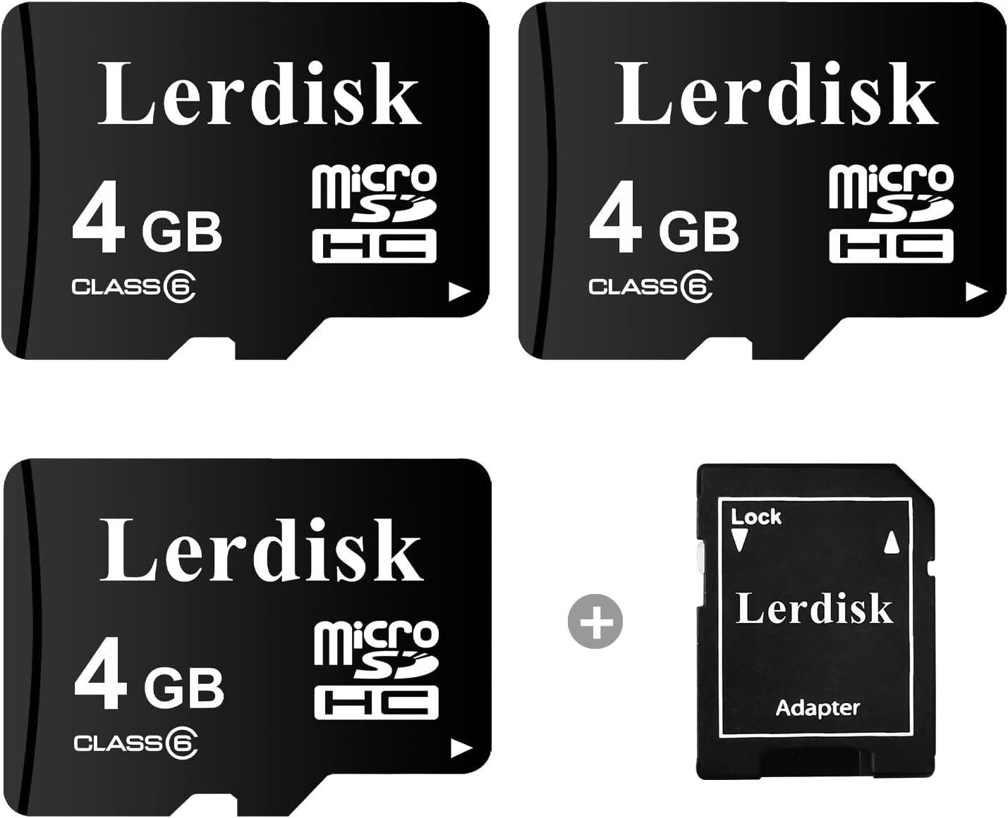 Get 3x 4GB Lerdisk Micro SD Cards Bulk Pack!