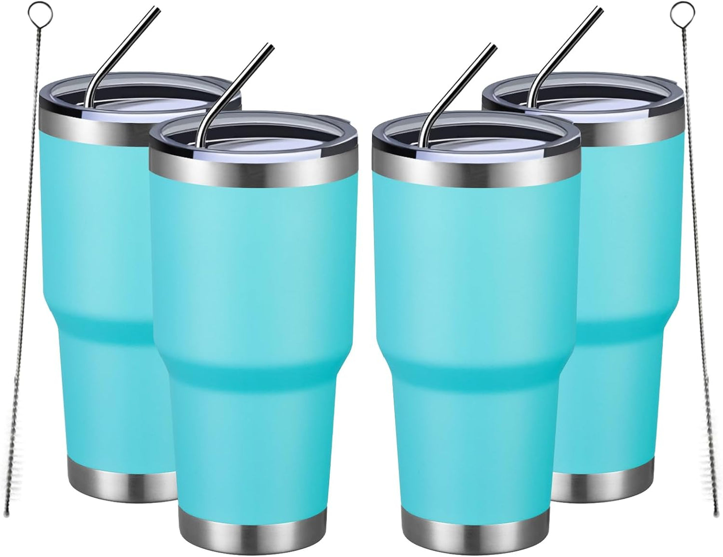 MEWAY 30oz Insulated Tumbler for Hot and Cold Drinks, 4 Pack