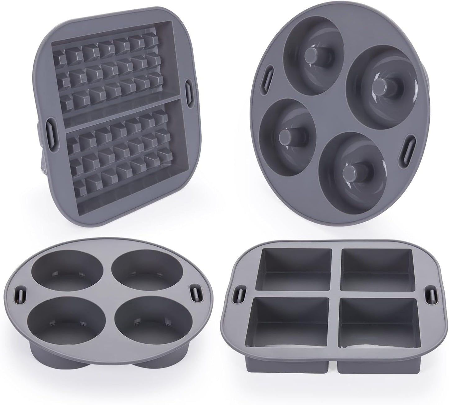 EM Silicone Air Fryer Liners Set - Reusable & Versatile Molds
