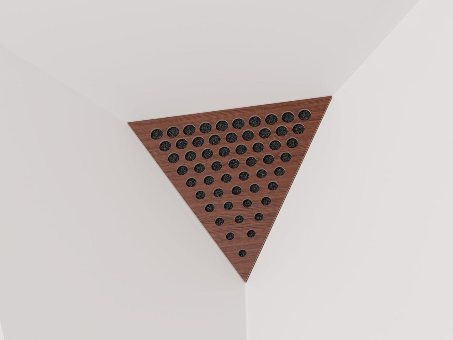 Sound Absorption-Diffuse Ceiling Corner Bass Trap Triangle Foam