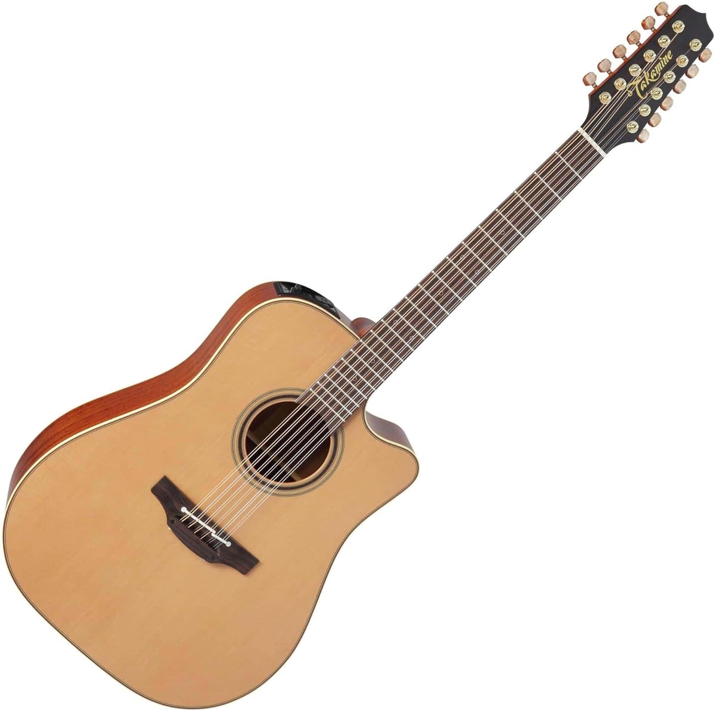 Takamine Pro Series 3 P3DC-12 12-String Acoustic Electric Guitar with Case: Natural Tone - 35 characters