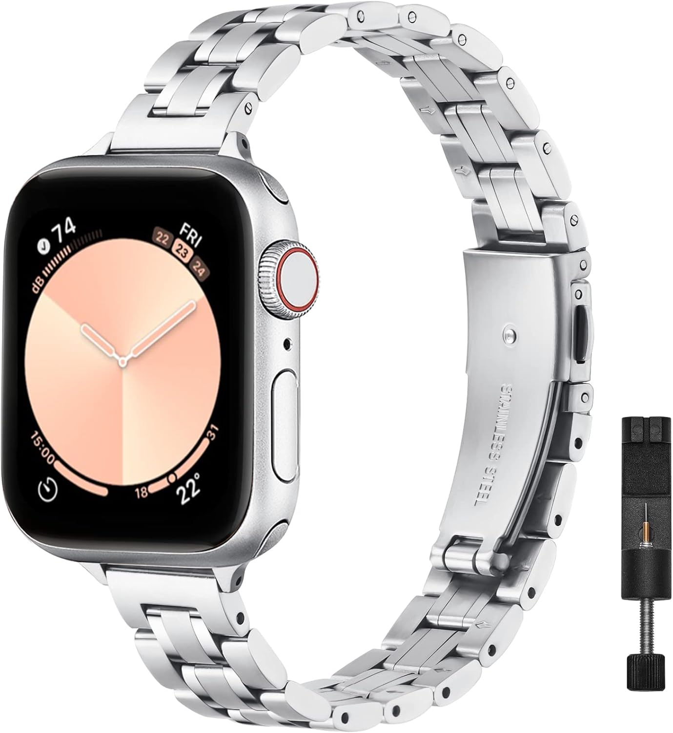 STIROLL Stainless Steel Band for Apple Watch - Sleek Upgrade