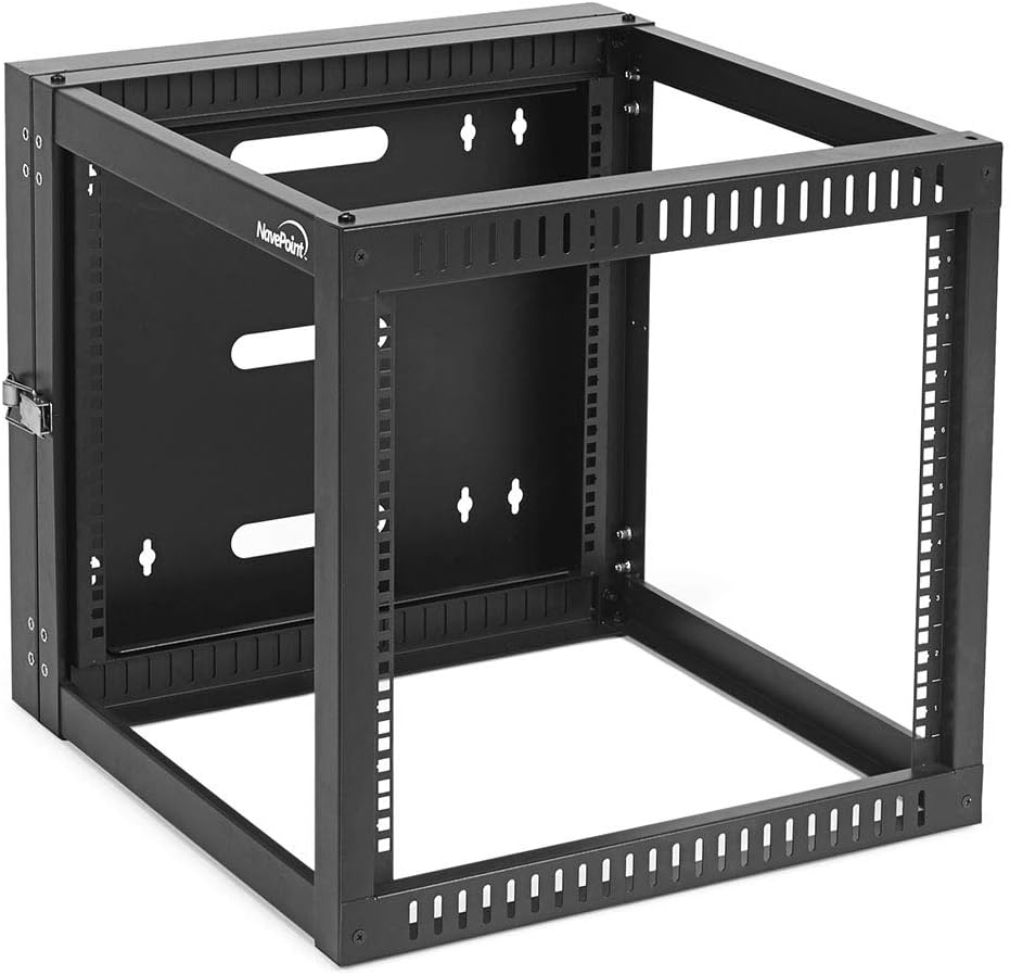 NavePoint 9U Wall Mount Server Rack for 19 Inch Equipment