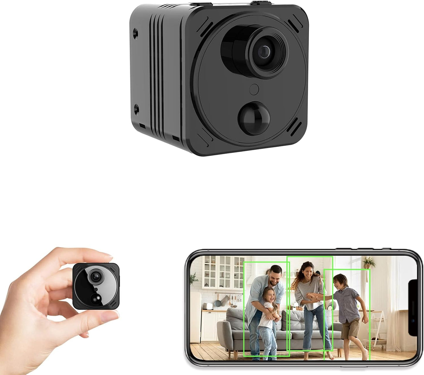 AI Spy Cam: Night Vision & Long Battery Life