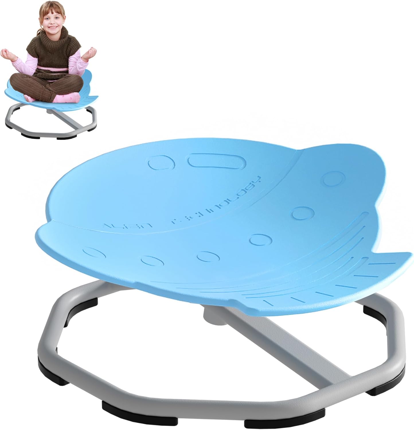 Autism Sensory Spin Chair - Boost Body Coordination! (Blue)