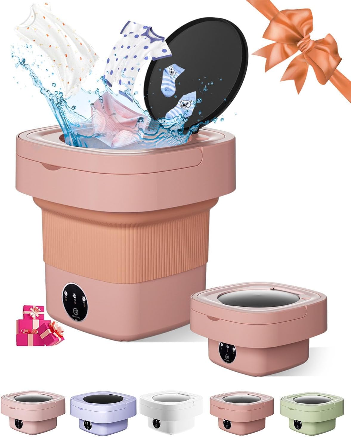 Portable Mini Washer: 3 Modes, 9L Capacity