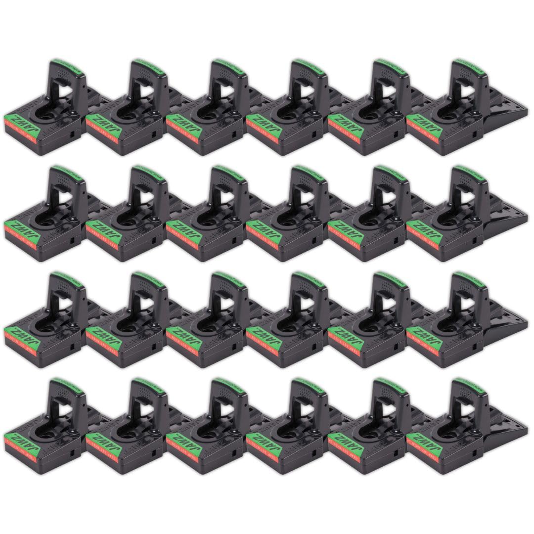 JT Eaton Jawz Plastic Mouse Trap, Includes 24 Traps