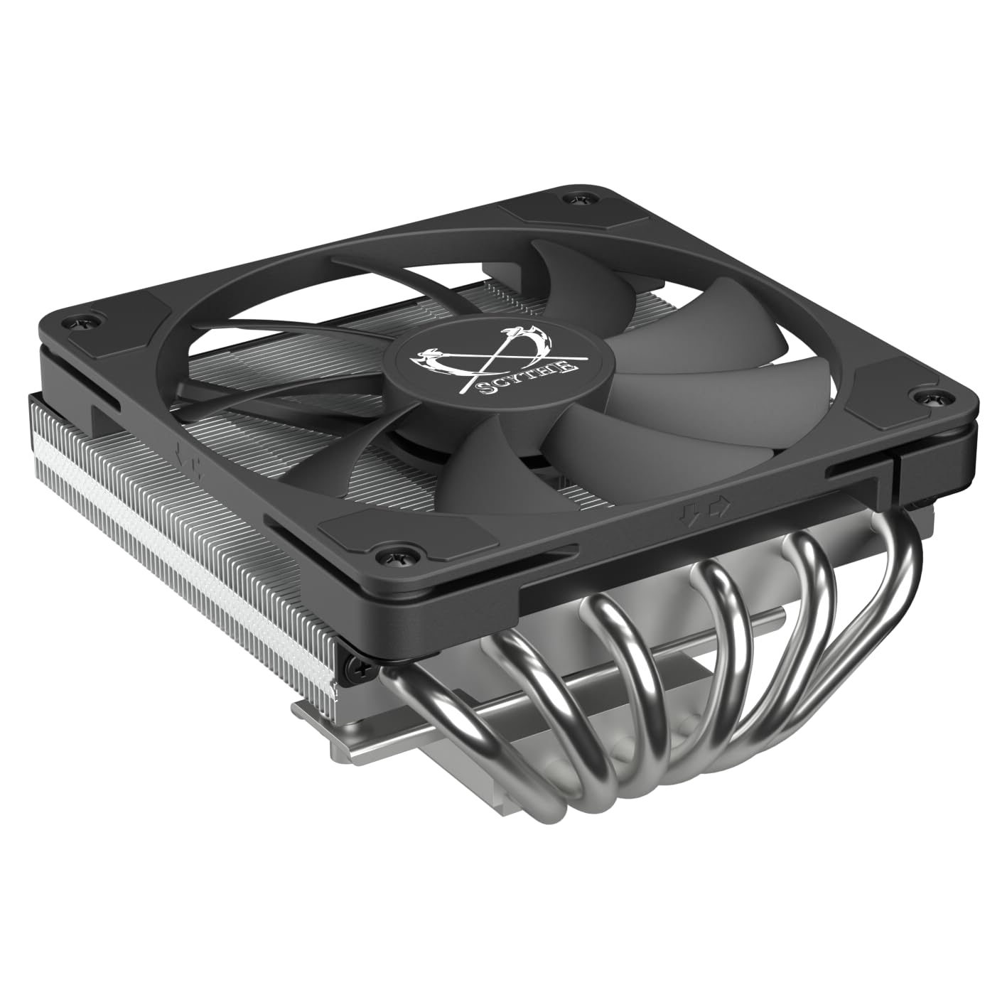 SCYTHE Big Shuriken 4 Low Profile CPU Cooler for Silent Cooling