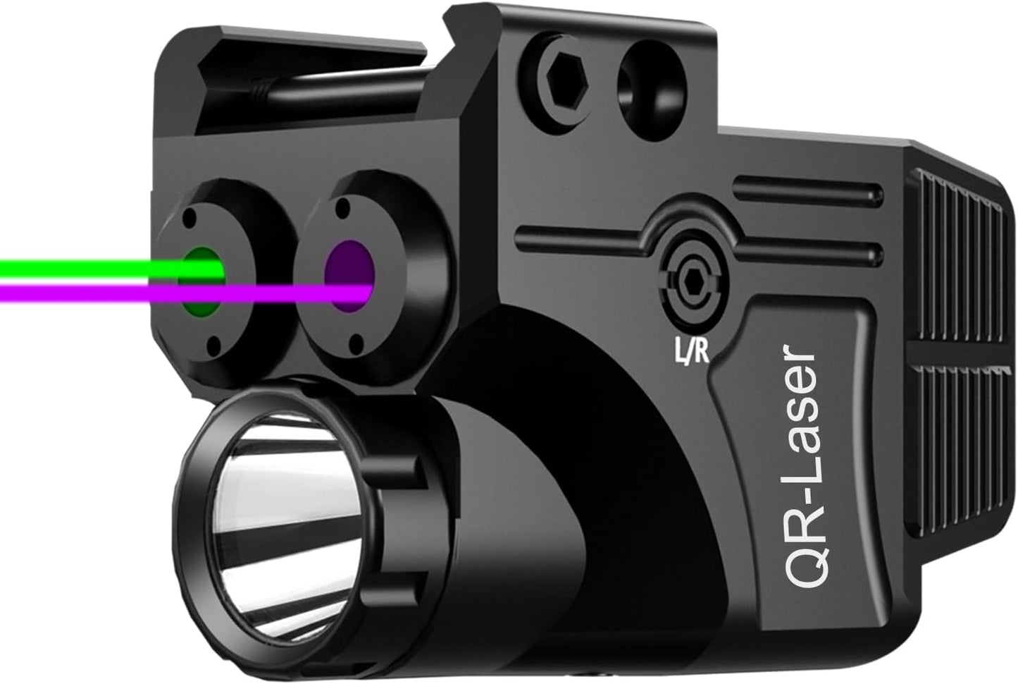 800 Lumens Tactical Flashlight Laser Sight with Adjustable Beams